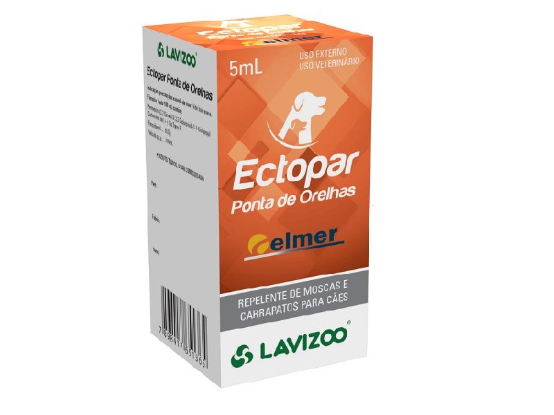 ECTOPAR PONTA DE ORELHAS 5ML