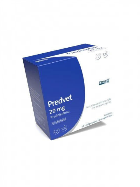 PREDVET 20MG DISPLAY 100 COMPRIMIDOS