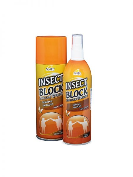 REPELENTE INSETOS INSECT BLOCK AEROSSOL 200ML