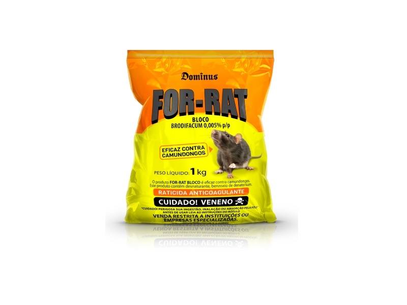 FOR RAT BLOCO 20GR (1KG)