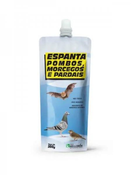 REPELENTE ESPANTA POMBO E MORCEGO (BOLSA)  200GR