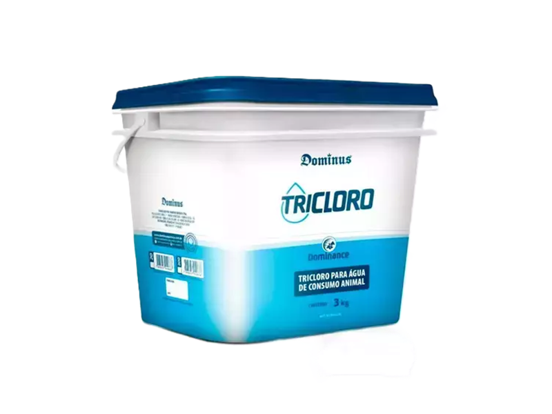 TRICLORO P/ AGUA CONSUMO ANIMAL 3KG (150X20GR)