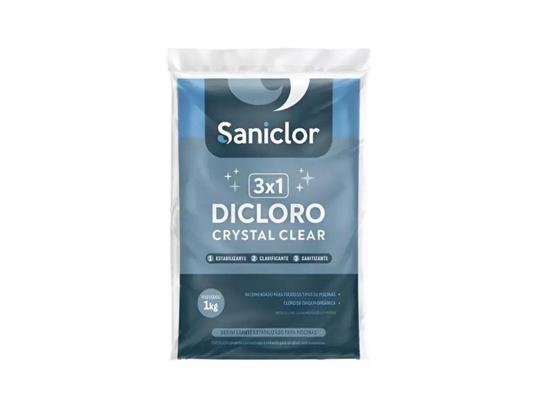 DICLORO CRYSTAL CLEAR 3X1 SANICLOR 1KG