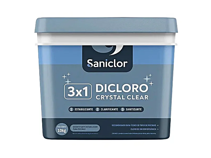 DICLORO CRYSTAL CLEAR 3X1 SANICLOR 10KG