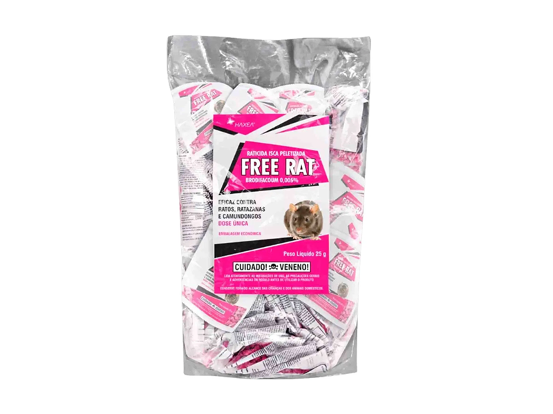 RATICIDA GRAN. FREE RAT (40X25 GR) 1KG