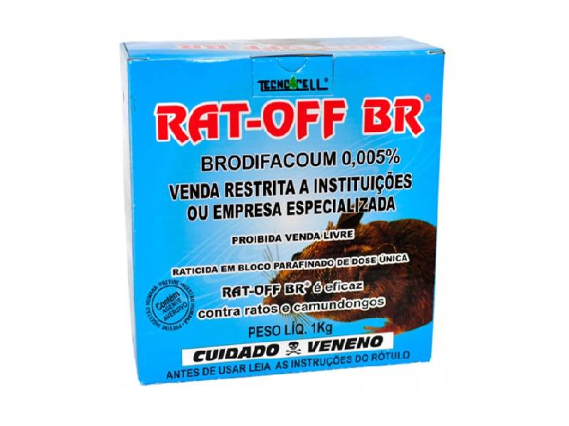 RAT OFF BR BLOCO 20GR(1KG)
