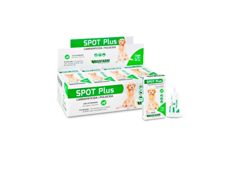 SPOT PLUS 6ML(20 A 40KG)