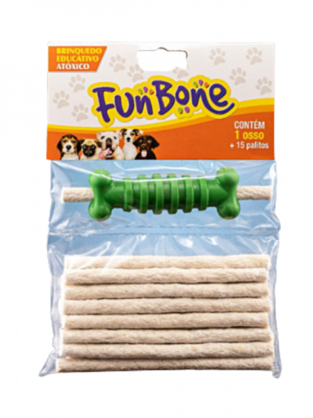 BRINQUEDO OSSO FUNBONE C/15 PALITOS