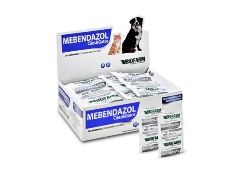 MEBENDAZOL CAES/GATOS(6 COMP)