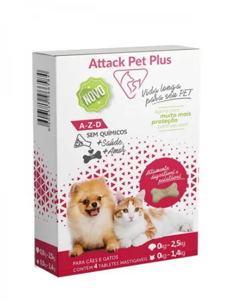 ATTACK PET PLUS 0 A 2,5 KG