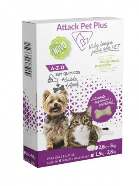 ATTACK PET PLUS 2,6 A 5 KG