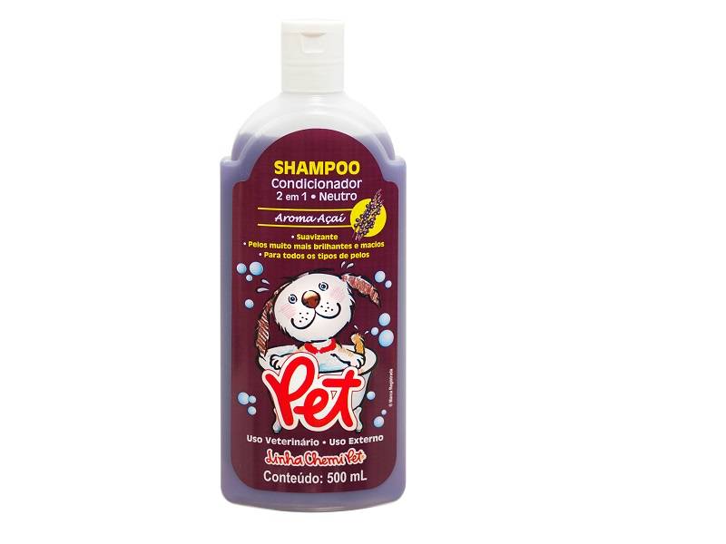 SHAMPOO PET 2 EM 1 AÇAI  500 ML