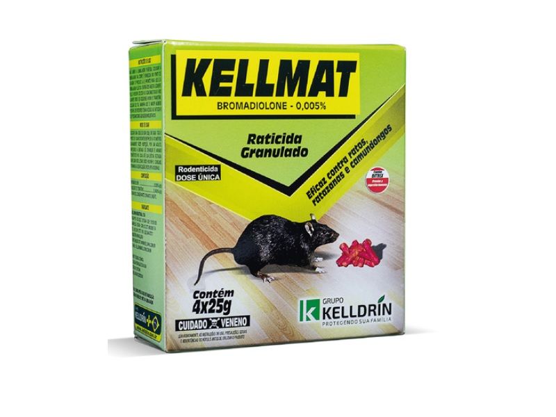 KELLMAT RATICIDA GRAN. CAIXINHA 4X25GR