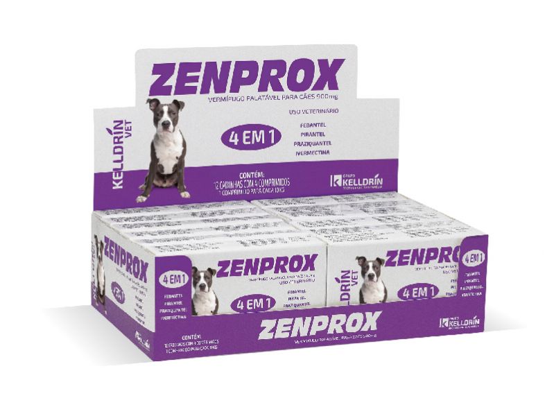 ZENPROX CAES MED PORTE 4COMP 900MG