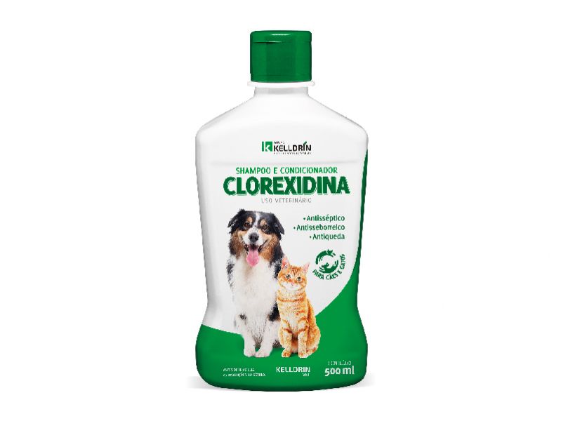 SHAMPOO E CONDICIONADOR CLOREXIDINA 500ML